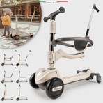 Elele Potenza 4in1 Ebeveyn Kontrollü 5 Tekerlekli Çocuk Scooter 1-6 Yaş Işıklı Renkli Tasarım