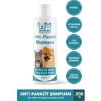 Muvicado Kedi Köpek Parazit Şampuanı 200 ml Bit Pire Karşıtı Kuru Şampuan Hassas Cilt Uyumlu