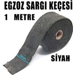 Egzoz Yanmaz Sargı Keçesi 1-4 Metre Siyah