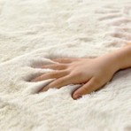 Saraz Halı Peluş Halı Soft Krem