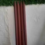 40*40*3mm 170cm Antipas Boyalı Delikli Bahçe Çit Direği (Köşebent Direk)