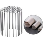 Sunup SN-26824 Paslanmaz Çelik Havalandırma Kapağı 120X110 mm Pimaş Kapağı Kombi Borusu Kapak