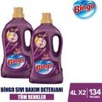 Bingo Onaran Koruma Sıvı Bakım Çamaşır Deterjanı 4 lt 2'li