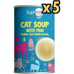 Supreme Cat Balikli Kedi Çorbası 135 ml x 5 Adet