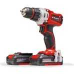 Einhell Akülü Vidalama TE-CD 18/2 Li (2x 2,0 Ah) Power X-Change (18 V, 44 Nm, 10 mm hızlı açılan mandren, 20 tork kademesi, 2 x 2.0 Ah akü ve şarj cihazı dahil) - 4514231