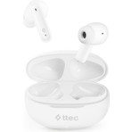 Ttec Airbeat Clap Gerçek Kablosuz Tws Bluetooth Kulaklık Beyaz 2KM160
