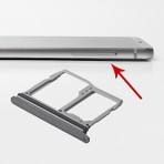Lg G6 H870,H871,H872,H873 Sim Hafıza Kart Kapağı-Füme