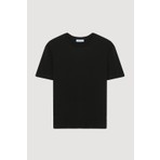 Bisiklet Yaka Oversize Basic Tişört Siyah