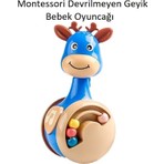 Tuto Baby Devrilmeyen Sevimli Geyik Oyuncağı 3 Ay Üstü Bebekler İçin Eğitici Duyusal Gelişim Destekleyici