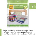 Magic Saver Bag 7'li Vakum Poşet Seti 1