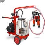 Melasty Ecomini Last Point Tekli İnek Süt Sağma Makinesi (Paslanmaz Güğüm-Kauçuk Memelik) (Kuru Pompa)
