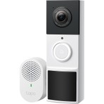 TP-Link Tapo D210 | Akıllı Kapı Zili | 2K 3MP | Kablosuz | İki Yönlü Ses | IP64 Suya Dayanıklı | Renkli Gece Görüşü | Bulut & Yerel Kayıt | Alexa & Google Home Uyumlu