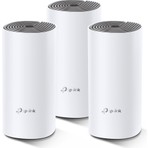 TP-Link Deco E4 (3-Pack) | Wi-Fi 5 Mesh Sistemi | AC1200 Mbps Hız | Fiber Uyumlu | Çift Bant | 100 Mbps Port | 100 Cihaz Desteği | 370 m² Kapsama | WPA3 | Mobil Uygulama ile Kolay Kurulum