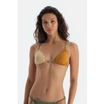 Multicolor Üçgen Küçük Bikini Üst