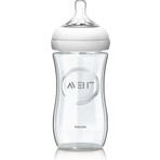 Philips Avent Natural Cam Biberon 240 ml – Güvenli, Yavaş Akışlı ve Anne Göğsü Taklidi Ekstra Yumuşak Emzikli