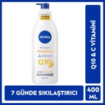 NIVEA Q10 Sıkılaştırıcı Vücut Losyonu Pump 400 ml ;10 Günde Sıkılaşmış ve Esnek Cilt; Avantajlı Boy