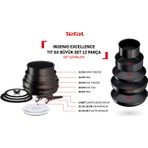 Tefal Ingenio Excellence  6X Büyük Tava Tencere Seti - 12 Parça