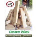 Erwood 5 kg Çam Semaver Odunu Kurutulmuş ve Kesilmiş Türkiye Menşeli Dikdörtgen Şekil