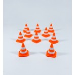 Figür Mini Duba Seti – 25'li Paket  1/64 Ölçek  Diorama Model Için Maket Aksesuar