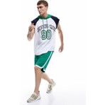 Koton Kapşonlu Reglan Kol Baskılı Oversize Spor Atlet