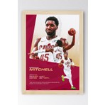 Satürn Design Donovan Mitchell Çerçeveli Tablo - Basketbol Nba Posteri Tablo