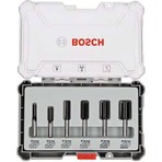Bosch Düz Freze Seti 6 Parça 6 mm Şaft Çapında PRO Modeli Yüksek Kalite Kesici Özellikleri
