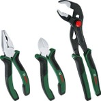 Bosch Premium 3 Parça Pense Seti Yüksek Hassasiyetli Ergonomik Tasarım ile Kolay Kullanım