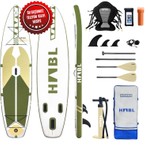 HABL Şişme Sup Board / Stand Up Paddle Board / Paddle Board / 81*320*15cm Full Set Yeşil