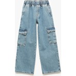 Koton Pamuklu Cep Detaylı Geniş Paça Kargo Denim Pantolon