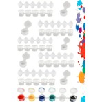 6 Lı 3ml Boş Boya Kutusu 5 Takım 3ml/0.1oz Kapasite, Sınıf, Okul, Sanat