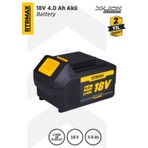 RTRMAX X-Lion Akü Yedek Batarya 4.0 Ah 18V Termal Koruma ve Led Gösterge Özellikli