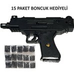 Shem Elite Boncuklu Uzi Silah + 15 Paket Mermi 1 Adet
