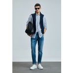 Lufian Gerardo Smart Jean Erkek Pantolon Regular Fit Mavi