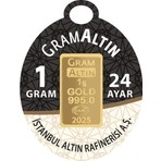İstanbul Altın Rafinerisi 1 Gram (995) 24 Ayar Külçe Altın
