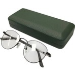 Kare Gözlük Kılıfı Optik Çerçeve Için (Sert) Silme Bezi Hediyeli