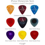 Gitar Pena Deneyim Seti – 3 Selüloid Pena - 5 Damla Pena - Pena Şarjörü Hediyeli