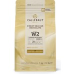Callebaut W2 Beyaz Kuvertür Drop Çikolata 1 Kg %28 Kakao Oranı ile Kremsi Lezzet