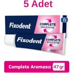 Fixodent Diş Protez Yapıştırıcı 5 Adet Aromasız 47G Güçlü Tutuş ile Ağız Bakımında Etkili