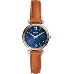 Fossil FES4701 Kadın Kol Saati 3 ATM Suya Dayanıklı Lacivert Kadran ve Rose Gold Kasa ile Şık Tasarım