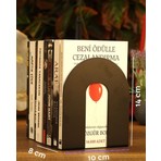 Super Flamm Metal Kitap Desteği Siyah Renkli Düz Tema 2'li Set
