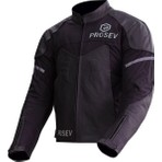 Prosev Black King Motosiklet Montu S Beden Siyah Maxdura 600-D Kumaş ve CE Onaylı Koruma