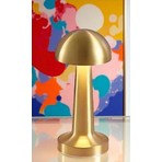 Lizbon Şarjlı Masa Lambası Gold CT-8429