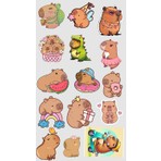 Bsb Capybara Sticker Capibara Etiket Kapibara Sticker Capibara Sticker ST1655