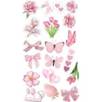 Bsb Popüler Pembe Sticker Telefon Laptop Notebook Tablet Defter Matara Stiker Etiket ST1225
