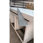 Zirve Hırdavat Pkm 80 Alt ve Üst Kapak Uyumlu Alüminyum Gardırop Sürgü Rayı - 250 cm Boy 53 mm Genişlik