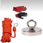 AY MAGNET Magnet Fishing Halatlı Neodyum Pot Mıknatıs Seti 60MM Çapında Çok Amaçlı Kullanım İçin Güçlü Halat