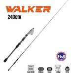 Fujin Walker 240cm Teleskopik Spin Kamışı 5-20gr Siyah Renk ile Taşınabilir Avcılık İçin İdeal