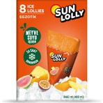 Sun Lolly 8X60 ml Egzotik Aromalı Çubuk Dondurma Ananaslı Yaz Serinliği Sunar