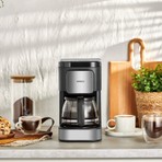 Karaca Just Coffee Aroma 2 In 1 Filtre Kahve ve Çay Demleme Makinesi Inox
