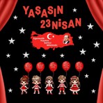 Ti Play Yaşasın 23 Nisan Pano Süsü
